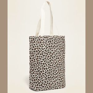 Animal Print Canvas Tote